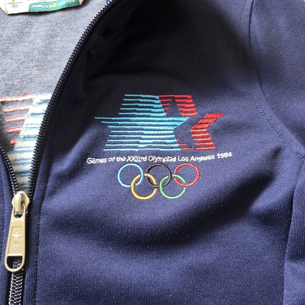 Aritzia THE OLYMPIC MUSEUM COLLECTION Full Zip Jacket Summer XXIII 1984 Size S - Picture 5 of 13